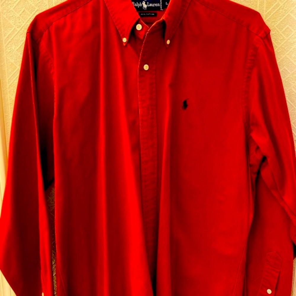 Ralph Lauren long-sleeve button collar shirt